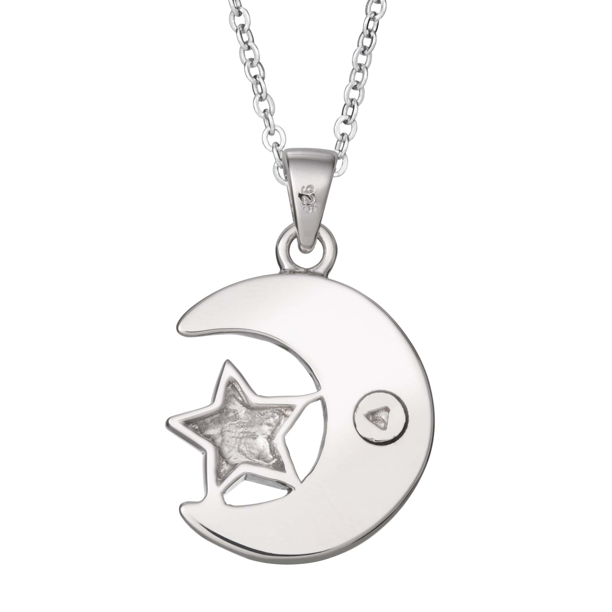Load image into Gallery viewer, EverWith Self-fill Moon and Stars Memorial Ashes Pendant