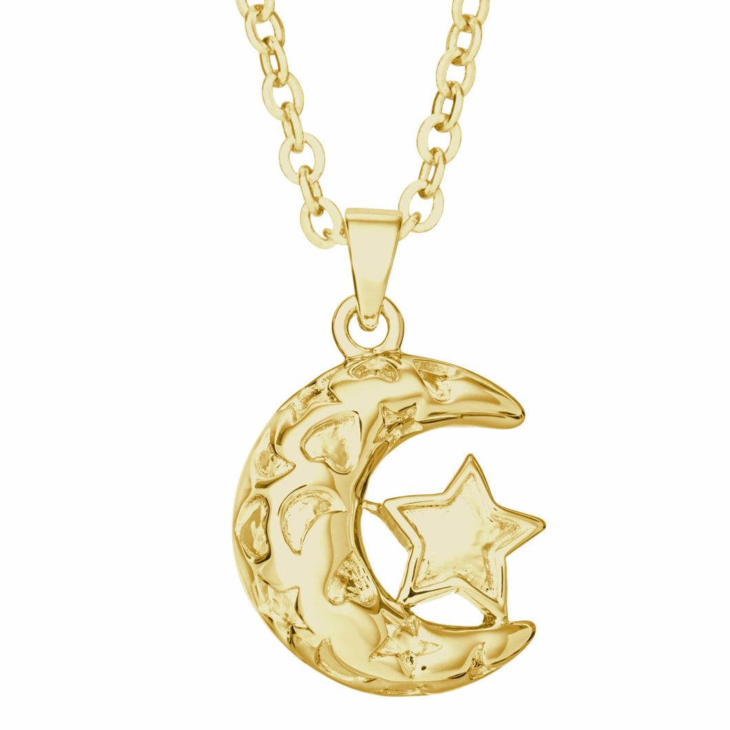 EverWith Self-fill Moon and Stars Memorial Ashes Pendant