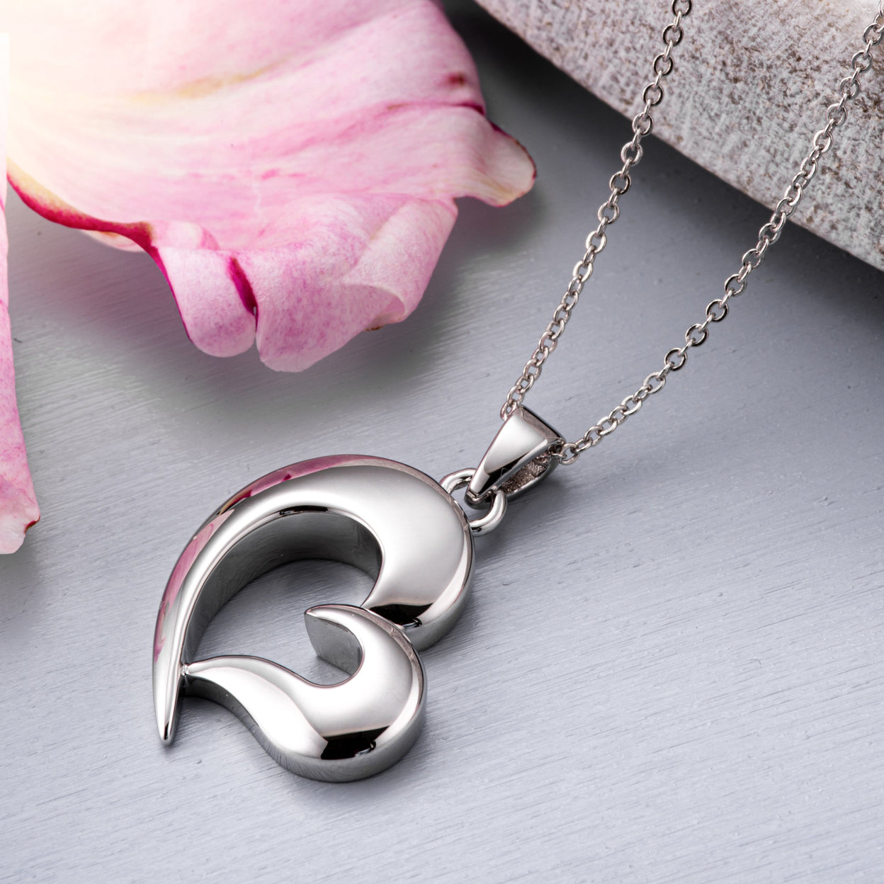 Load image into Gallery viewer, EverWith Self-fill Heart Memorial Ashes Pendant