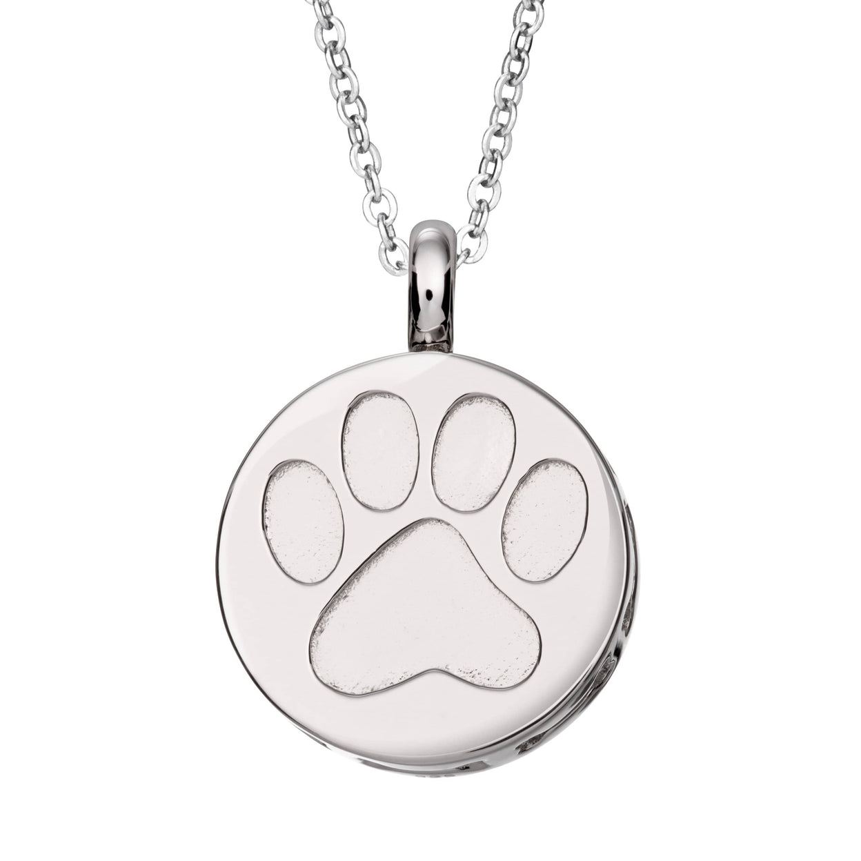 Load image into Gallery viewer, EverWith Self-fill Paw Print Memorial Ashes Pendant