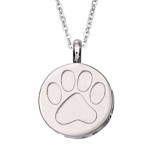 EverWith Self-fill Paw Print Memorial Ashes Pendant