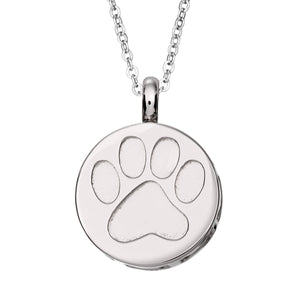 EverWith Self-fill Paw Print Memorial Ashes Pendant