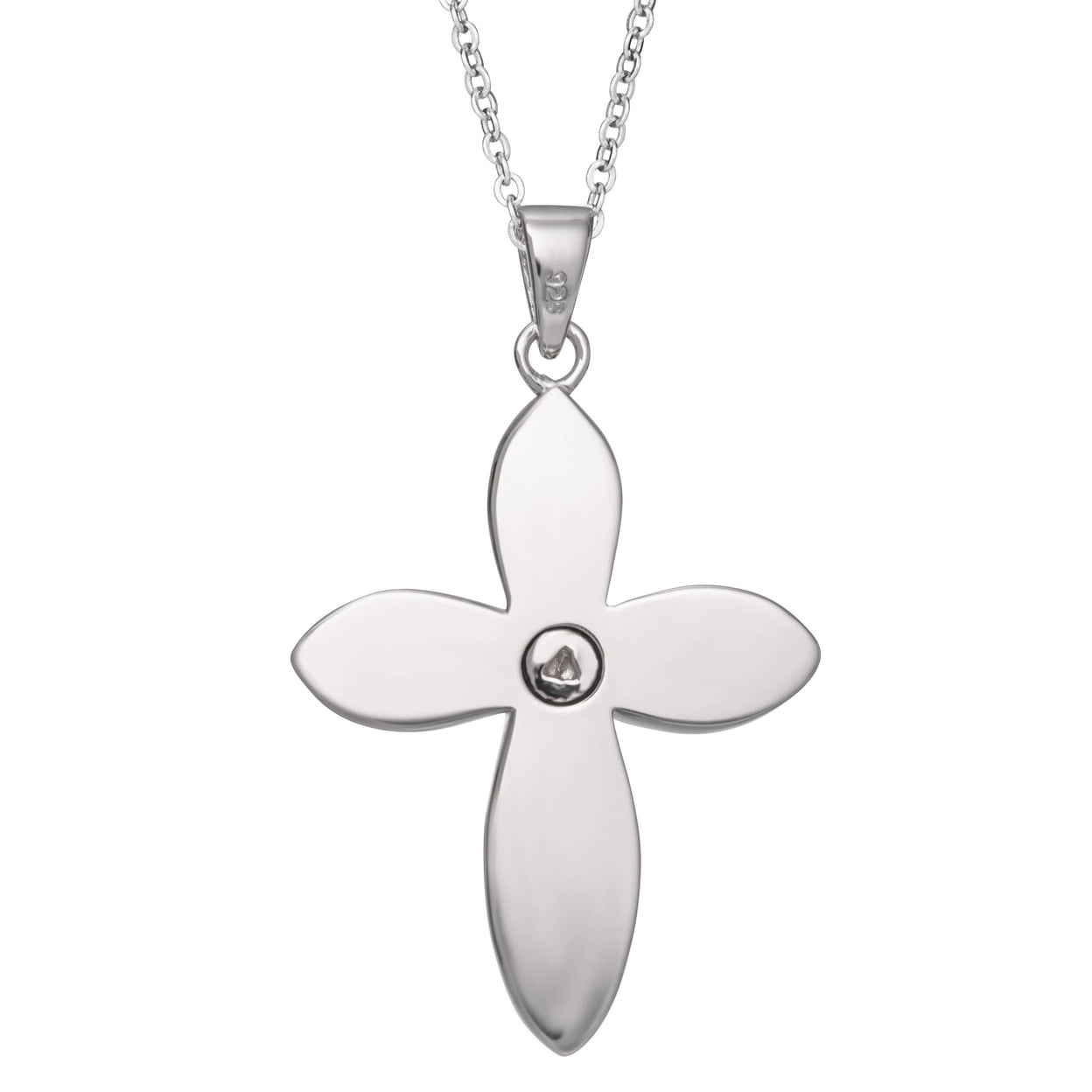 Load image into Gallery viewer, EverWith Self-fill Infinity Cross Memorial Ashes Pendant with Crystals