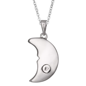 EverWith Self-fill Yellow Moon Memorial Ashes Pendant