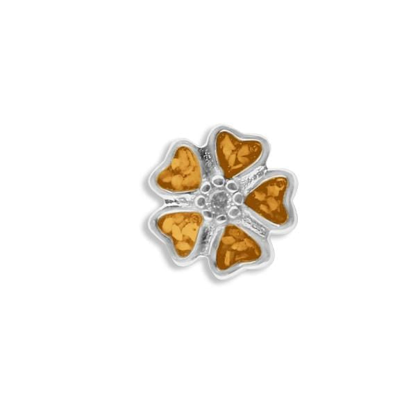 Load image into Gallery viewer, EverWith Large 5 Petal flower Memorial Ashes Element for Glass Locket